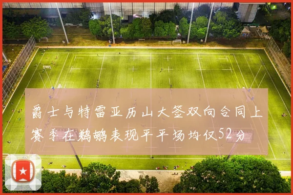 爵士与特雷亚历山大签双向合同上赛季在鹈鹕表现平平场均仅52分